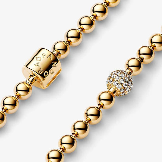 Pulseira Pandora Shine Beads and  Pavé