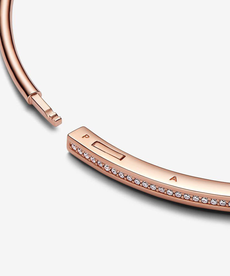 Pulseira Pandora Signature I-D  Pavé