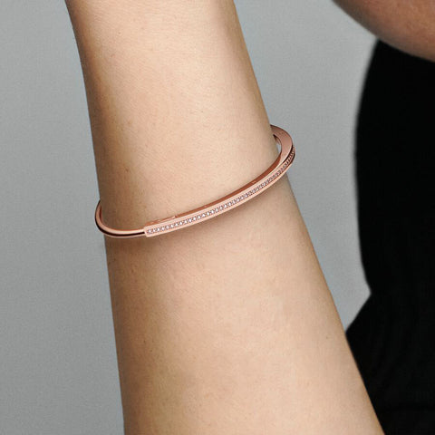 Pulseira Pandora Signature I-D  Pavé