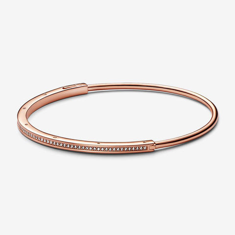 Pulseira Pandora Signature I-D  Pavé