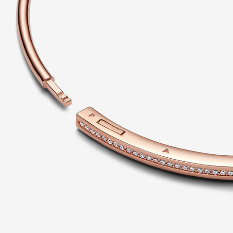 Pulseira Pandora Signature I-D  Pavé