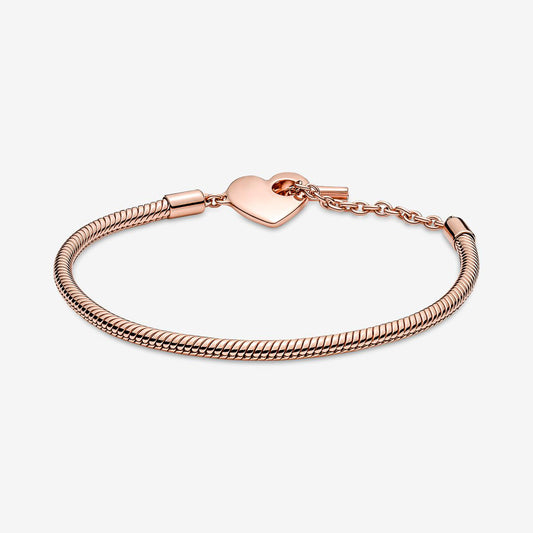 Pulseira Pandora Heart T-Bar Snake