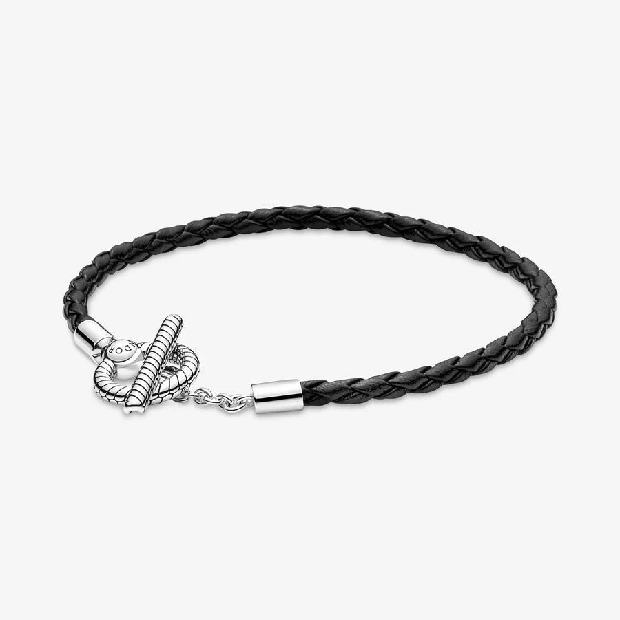 Pulseira Pandora Moments Braided Leather