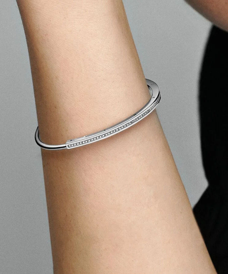 Pulseira Pandora Signature I-D  Pavé