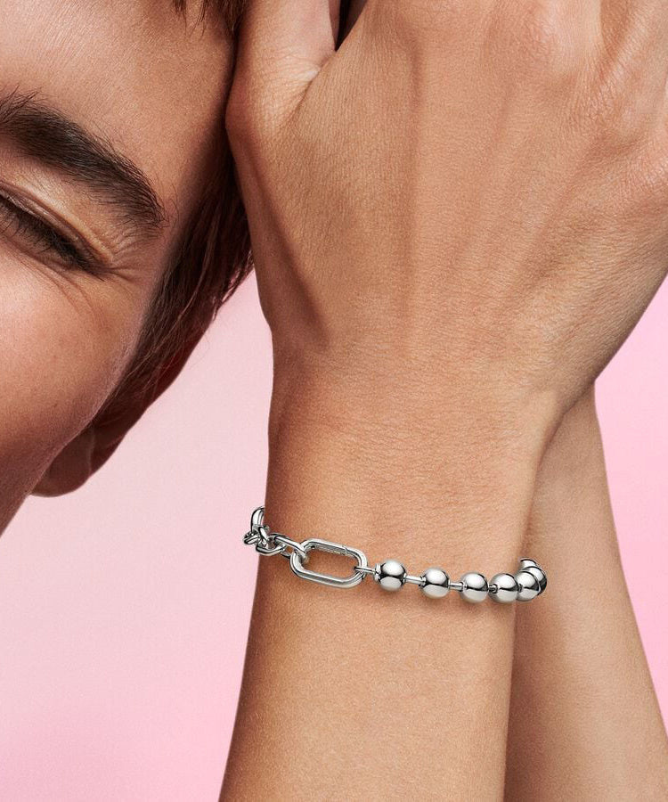 Pulseira Pandora ME Metal Bead and Link Chain