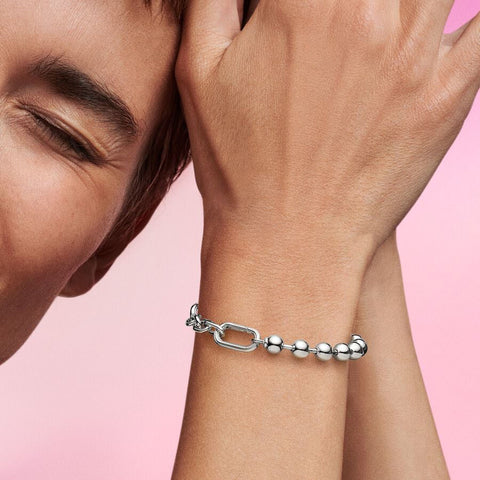 Pulseira Pandora ME Metal Bead and Link Chain