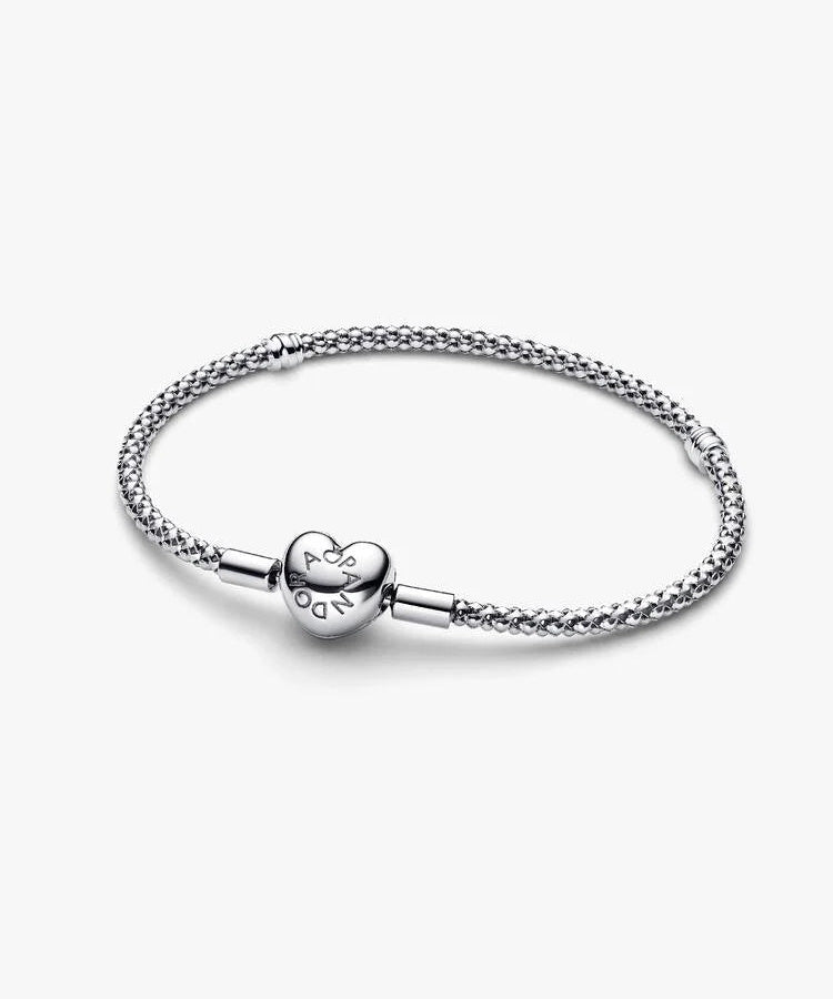 Pulseira Fecho em Coração Pandora