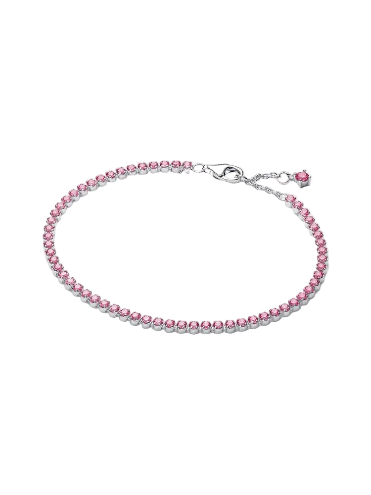 Pulseira Pnadora Ténis Pequena Rosa
