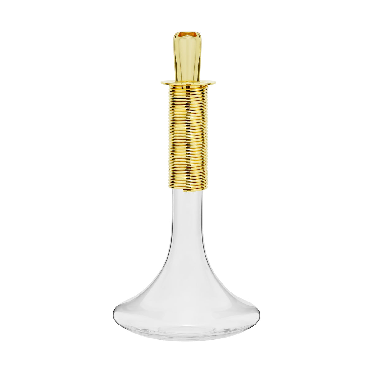 Decanter vidro banho prata Vigneto