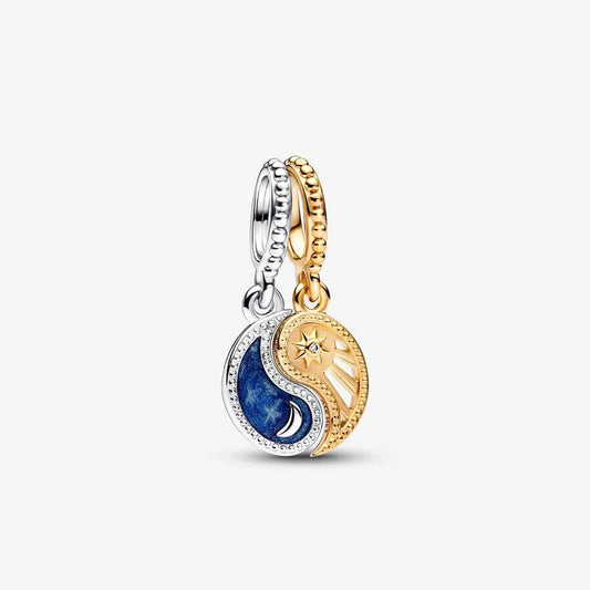 Conta Pandora Splittable Sun and Moon