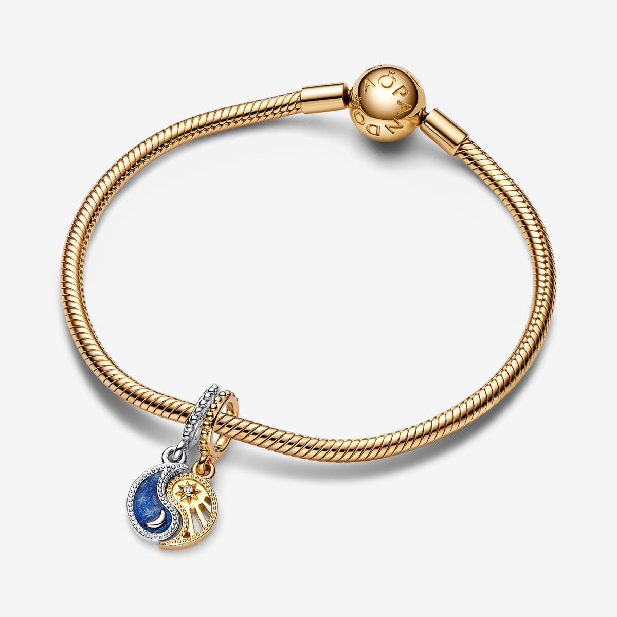 Conta Pandora Splittable Sun and Moon
