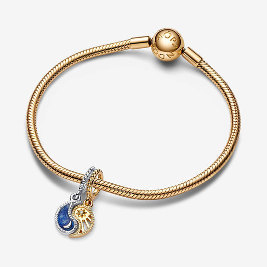 Conta Pandora Splittable Sun and Moon