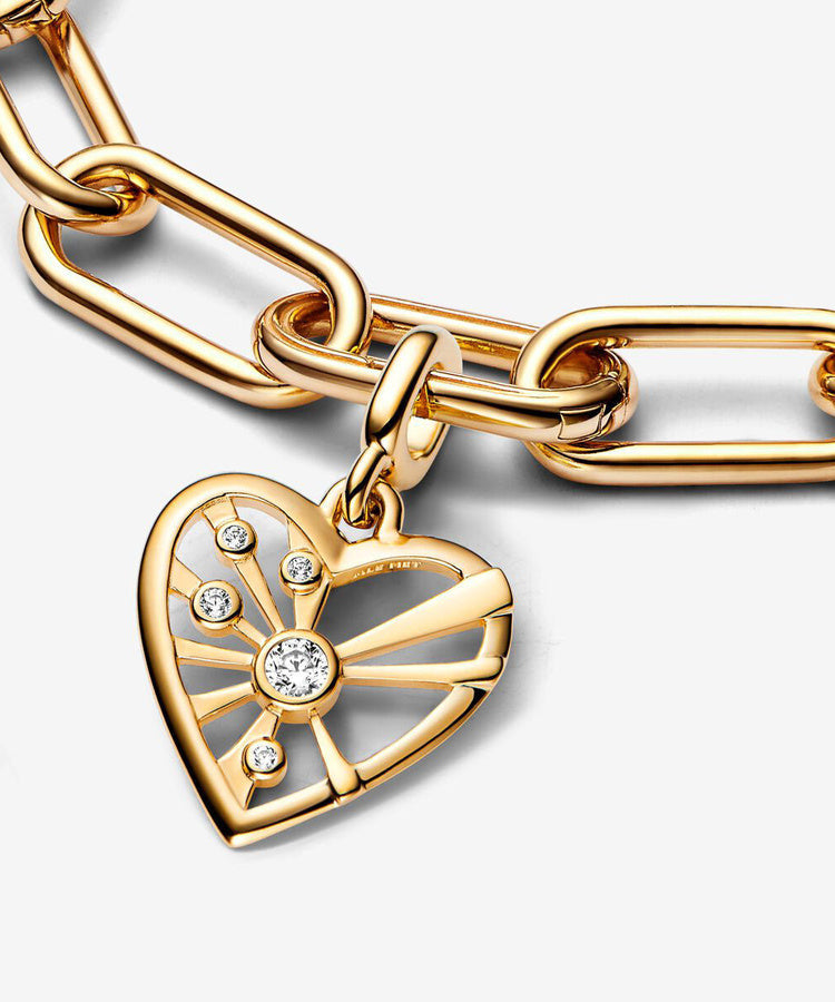 Conta Pandora ME Heart and Rays Medallion