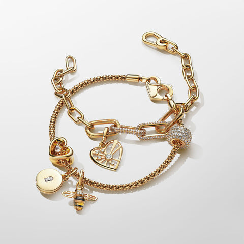 Conta Pandora ME Heart and Rays Medallion