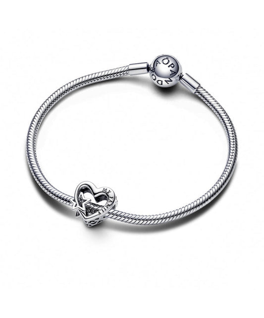Conta Pandora Family Heart & Star Charm