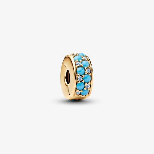 Clip Pandora Azul Aqua