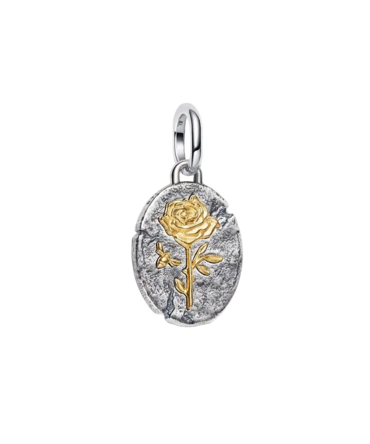 Medalhão Rosa Pandora