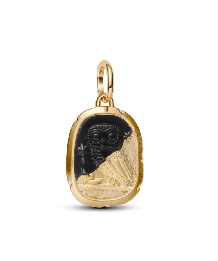 Conta Pandora Medalhão Coruja