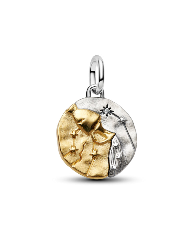 Conta Pandora Medalhão do Zodíaco Aquário