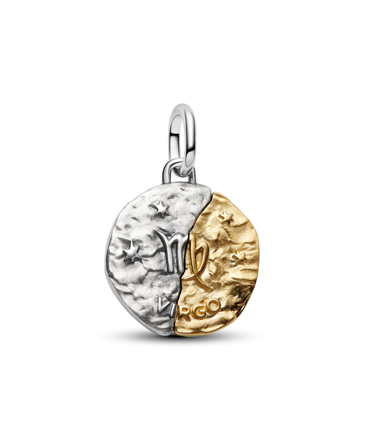Conta Pandora Medalhão do Zodíaco Virgem