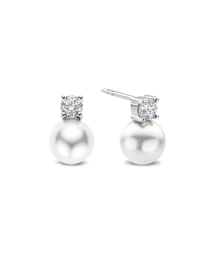 Brincos Ti Sento Zirconia Pearl 78060PW
