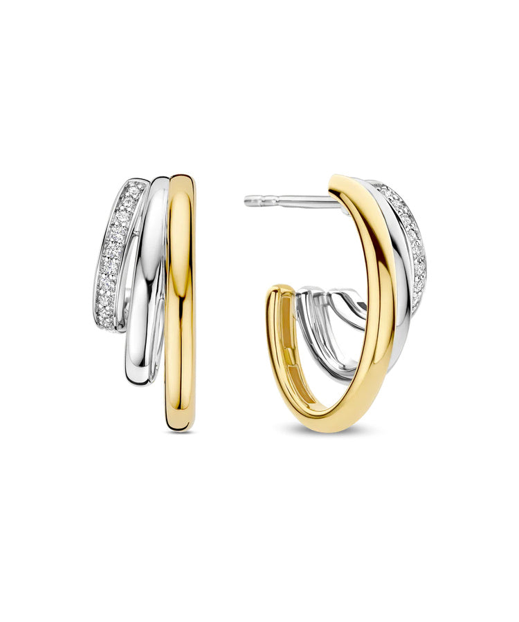 Brincos Ti Sento Zirconia Structure 78068ZY