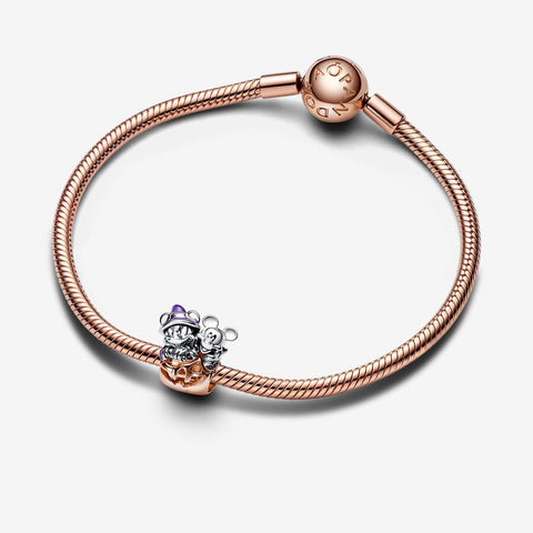 Conta Pandora Disney Mickey and Minnie Halloween Pumpkin