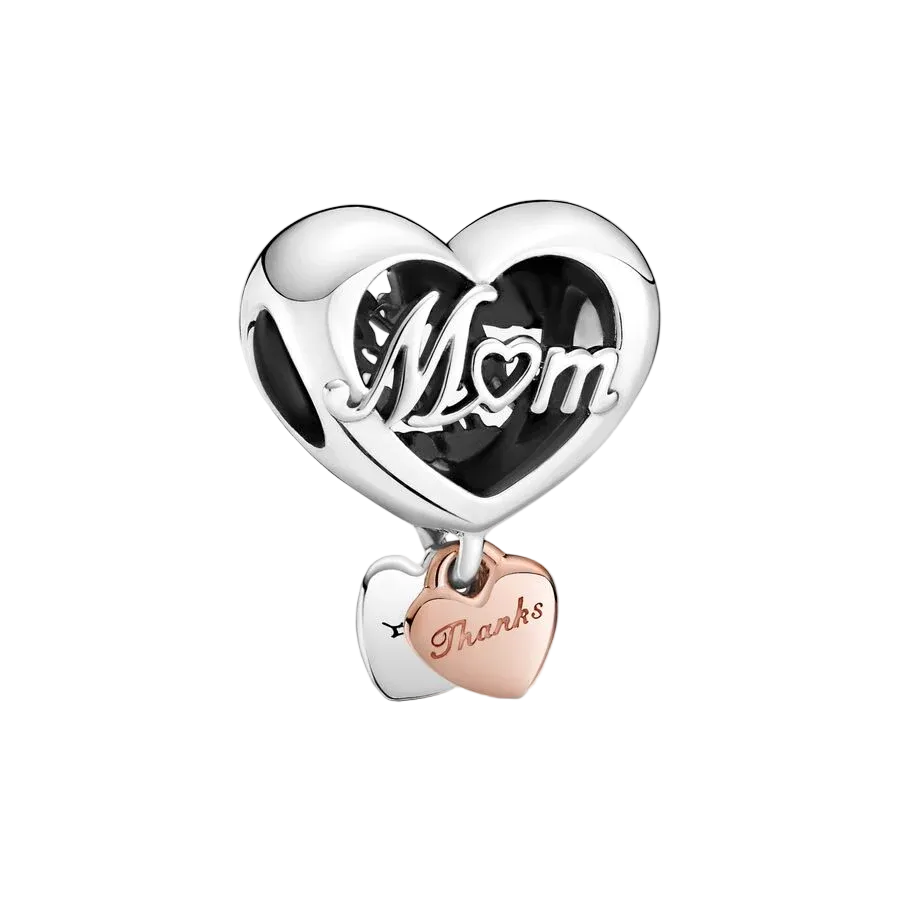 Conta Pandora Thank You Mum Heart