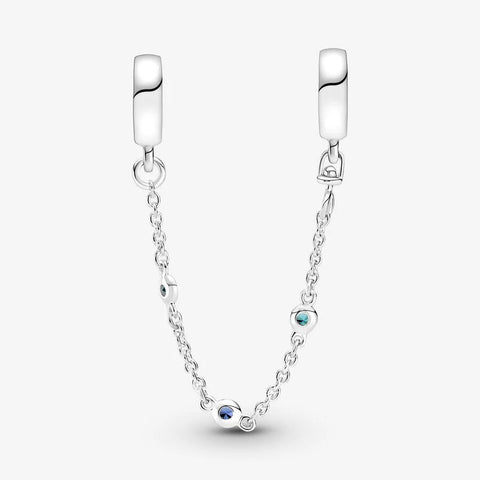 Conta Pandora Triple Blue Stone