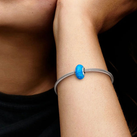 Conta Pandora Opalescent Ocean Deep Blue