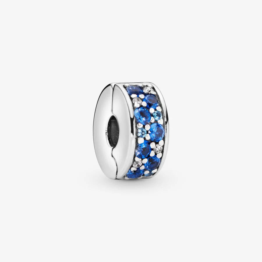 Clip Pandora Pavé Azul