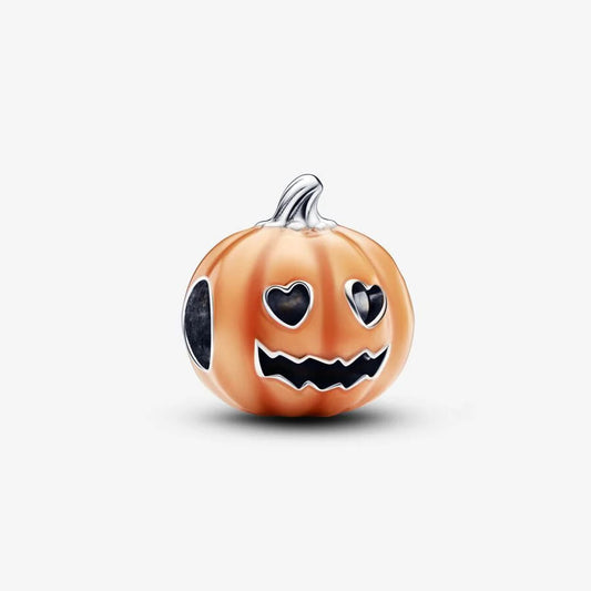 Conta Pandora Glow-in-the-dark Spooky Pumpkin