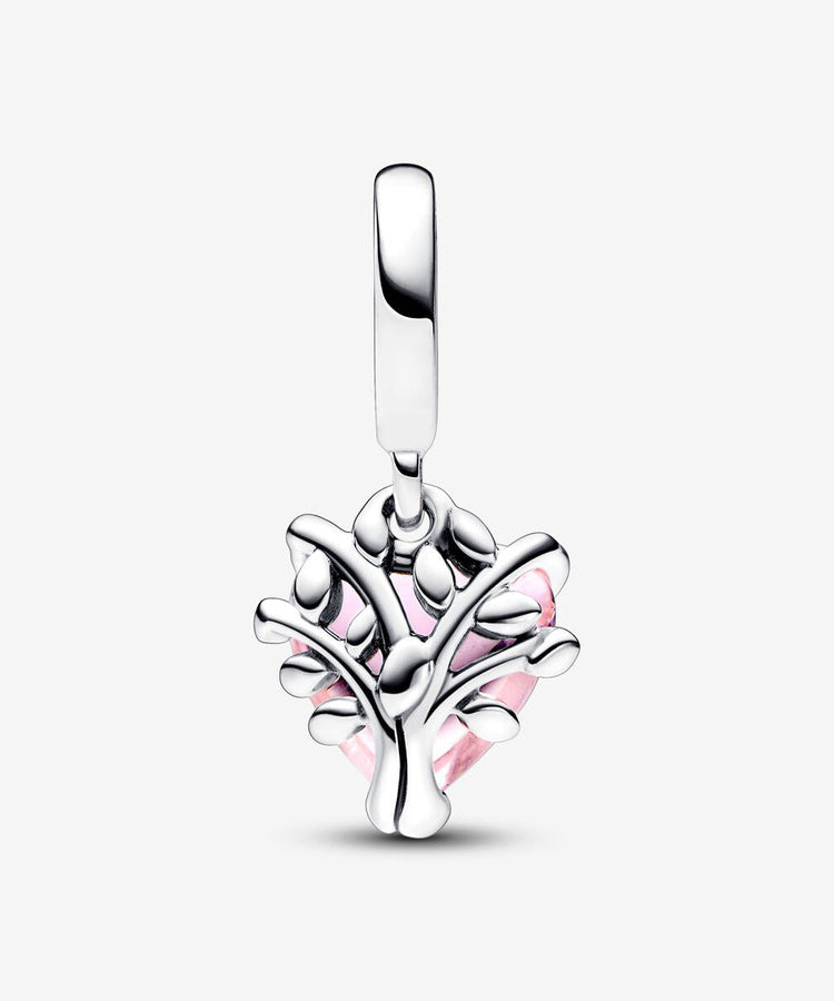 Conta Pandora Pink Family Tree and Heart