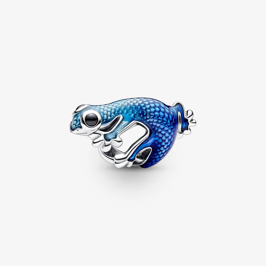 Conta Pandora Metallic Blue Gecko
