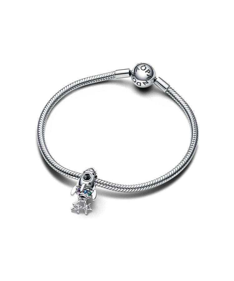 Conta Pandora Space Love Rocket