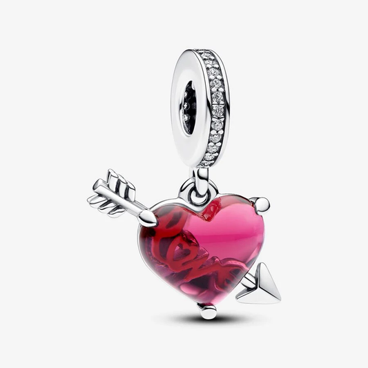 Conta Pandora Red Heart and Arrow