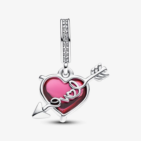 Conta Pandora Red Heart and Arrow