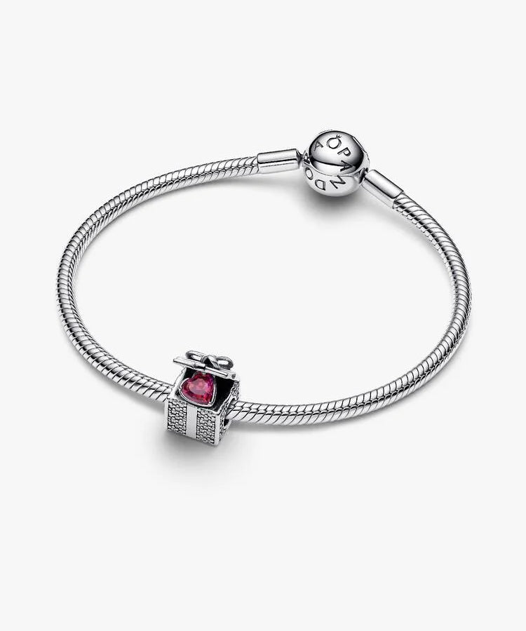 Conta Pandora Caixa de Presente Cintilante