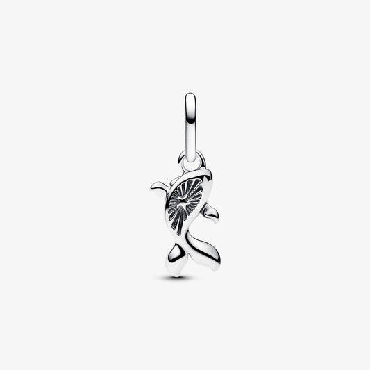 Mini-Conta Pandora Peixe Koi Vidro Murano