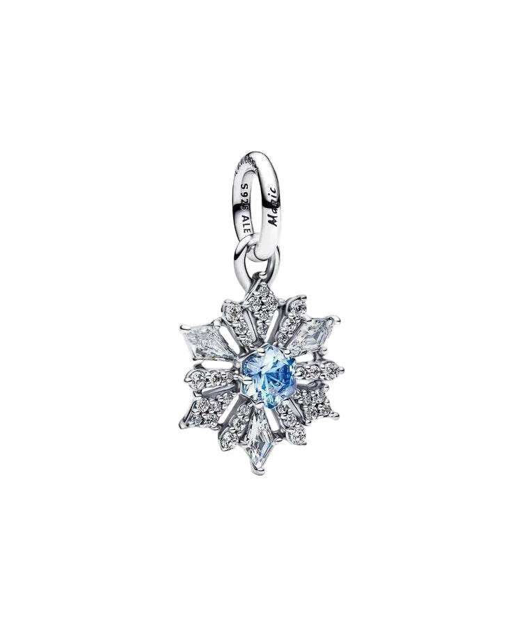 Pendente Pandora Floco de Neve Rainha Elsa