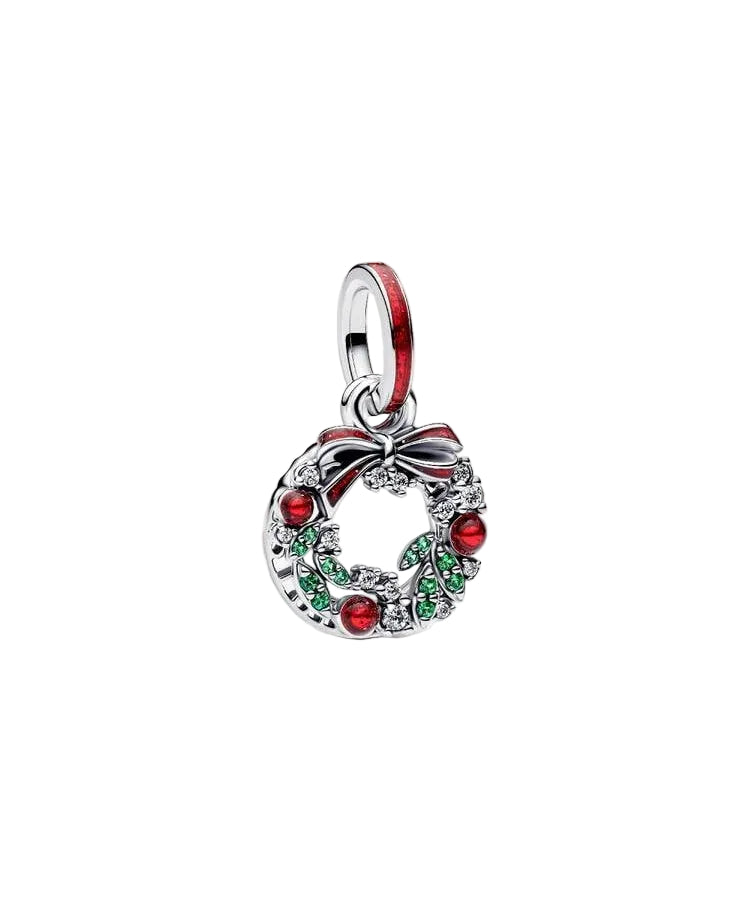 Pendente Pandora Dupla Coroa de Natal
