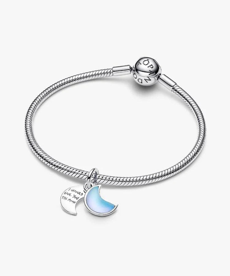 Pendente Pandora Dupla Lua Crescente