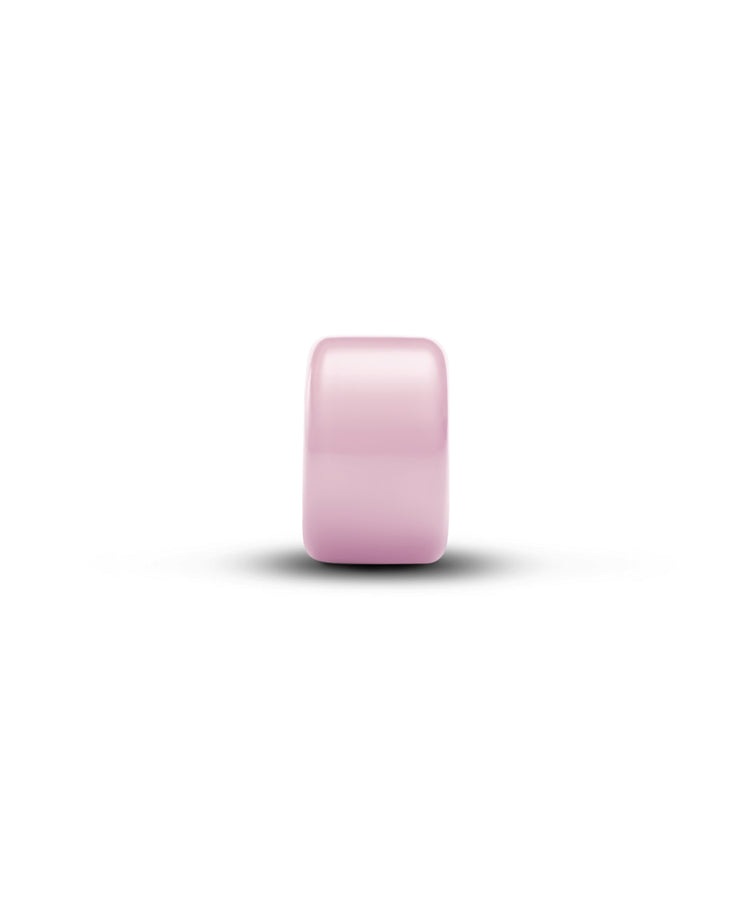 Mini Conta Pandora em Vidro de Murano Rosa