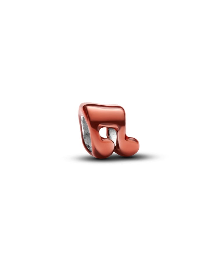 Mini Conta Pandora Nota Musical Laranja