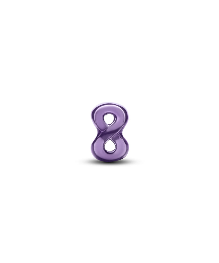 Mini Conta Pandora Infinito Roxo