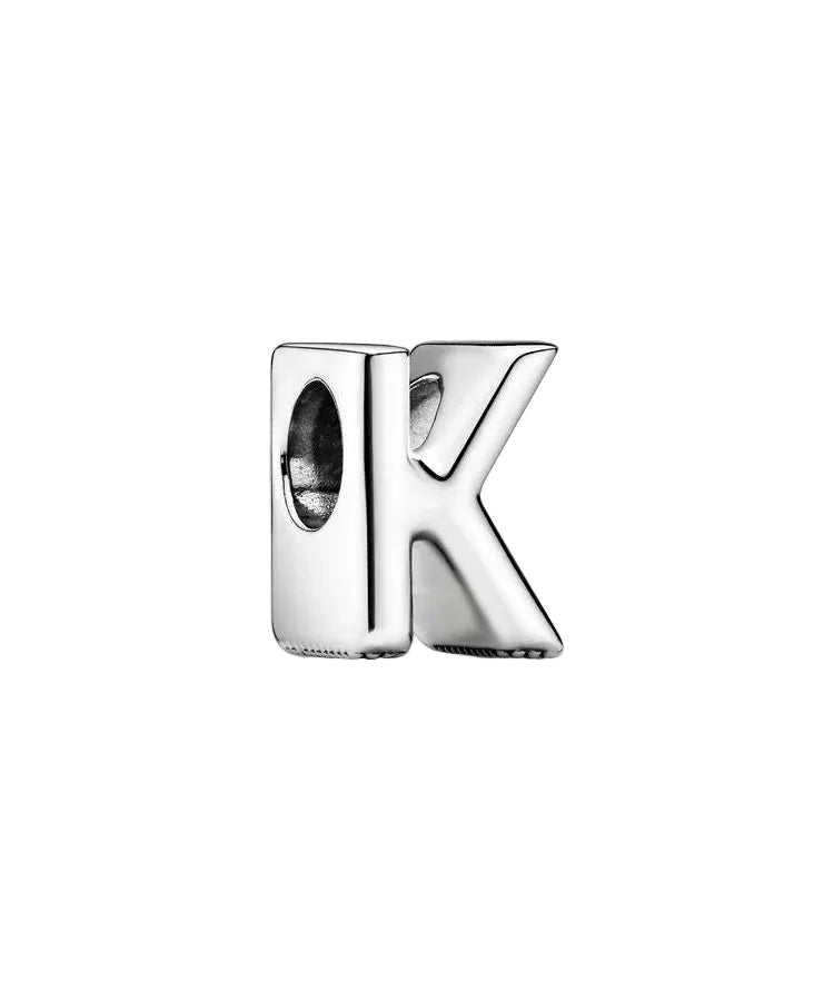 Conta Pandora Letter K