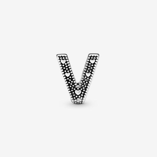 Conta Pandora Letter V