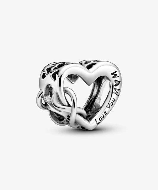 Conta Pandora Love You Mum Infinity Heart