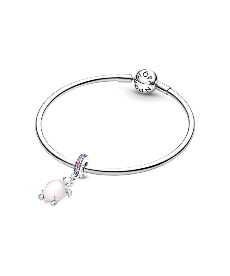 Conta Pandora Murano Glass Pink Sea Turtle