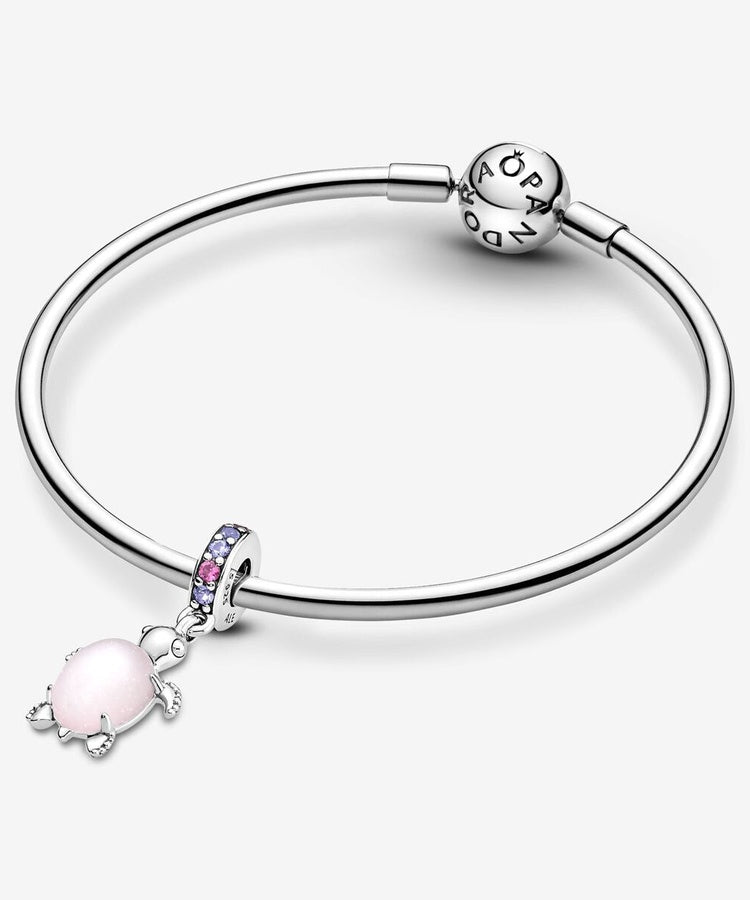 Conta Pandora Murano Glass Pink Sea Turtle